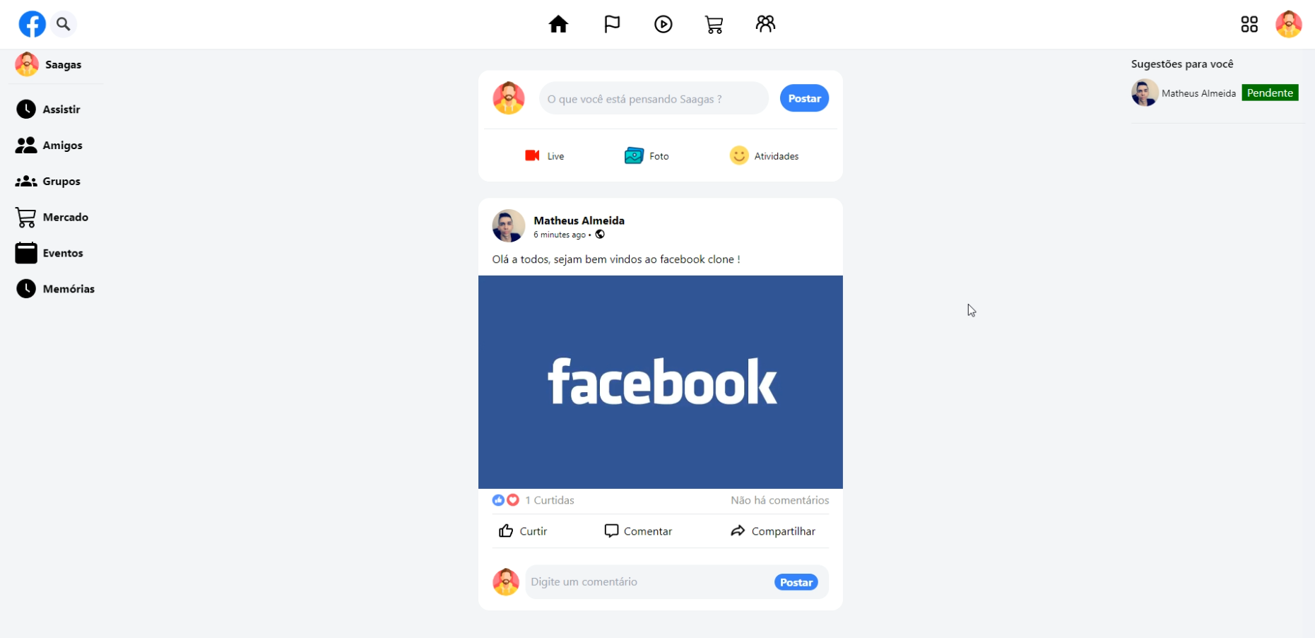 Facebook Clone